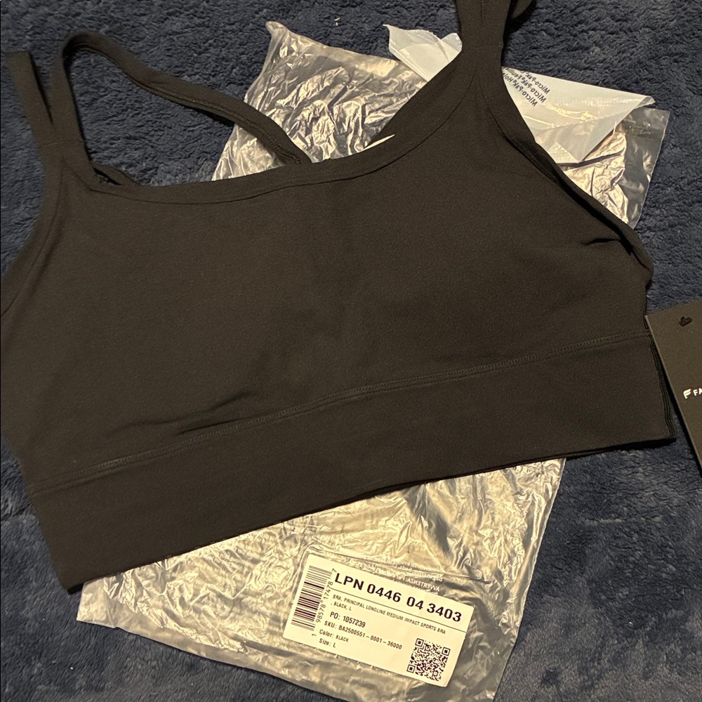 Fabletics Black Sports Bra